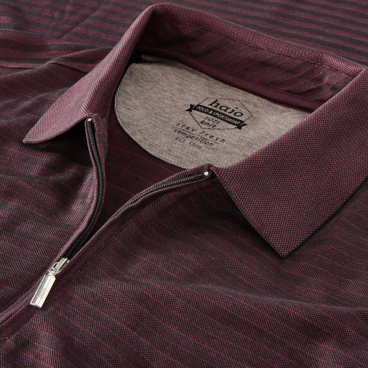 Hajo Basic-Poloshirt beere