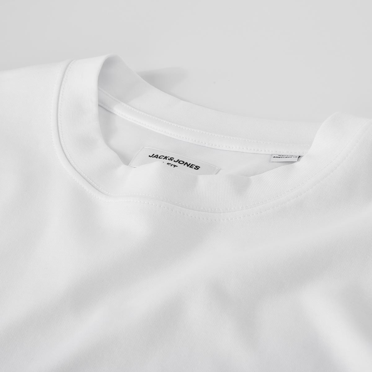 Jack&Jones T-Shirt mit Elasthan weiß