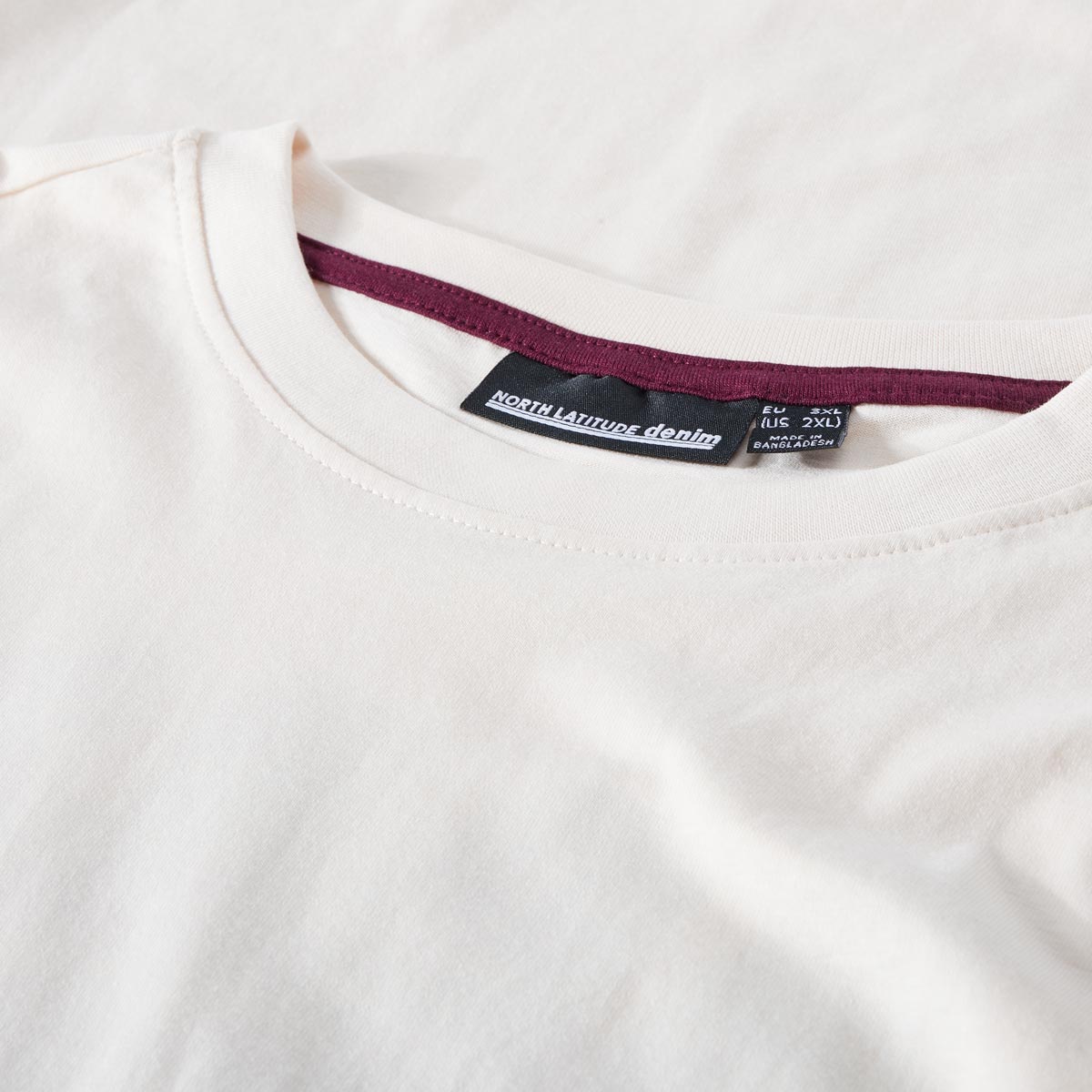 North T-Shirt mit Rückenprint cremeweiß