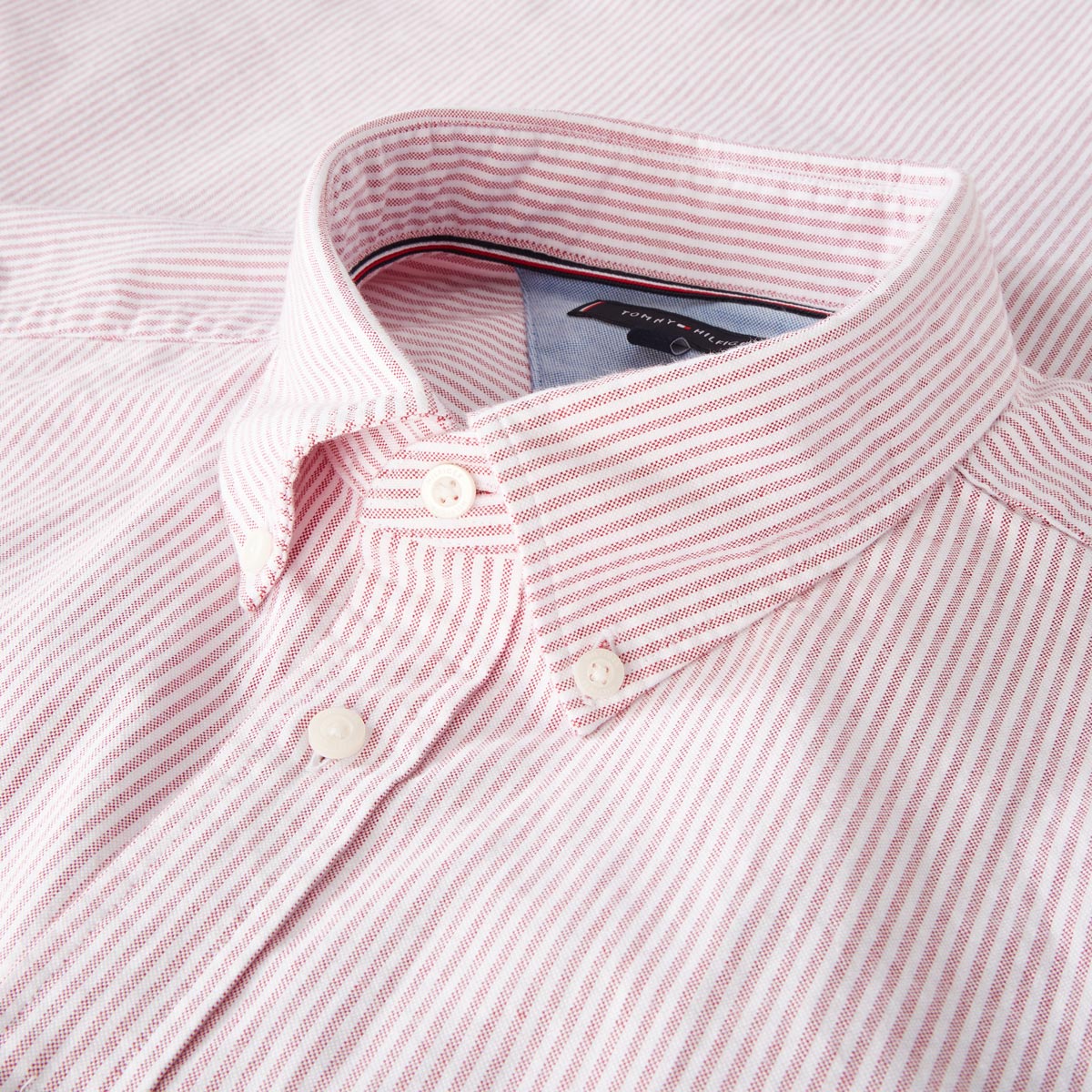 Tommy Hilfiger Freizeithemd mit Streifen rot/weiß