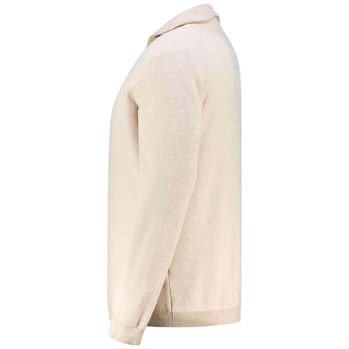 RAGMAN Strickpullover mit Troyerkragen beige