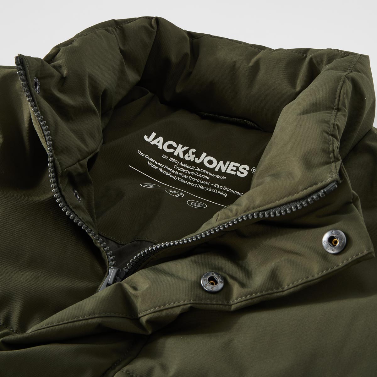 Jack&Jones Steppjacke, wind- und wasserabweisen oliv