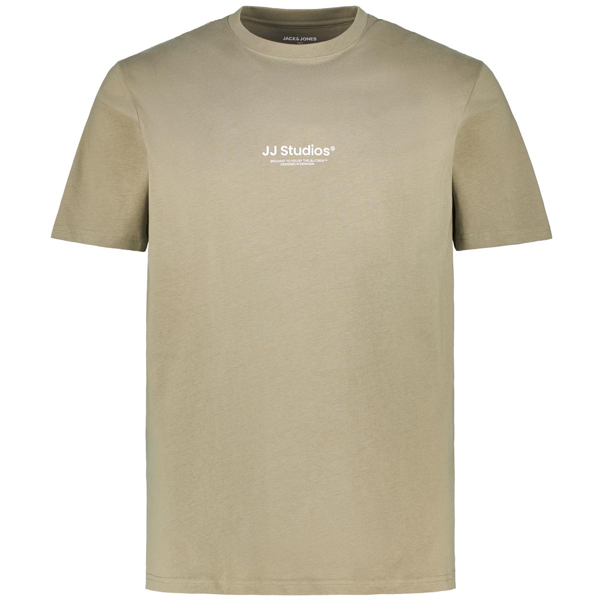 Jack&Jones T-Shirt aus Biobaumwolle Farbe oliv Größe: 5XL günstig online kaufen