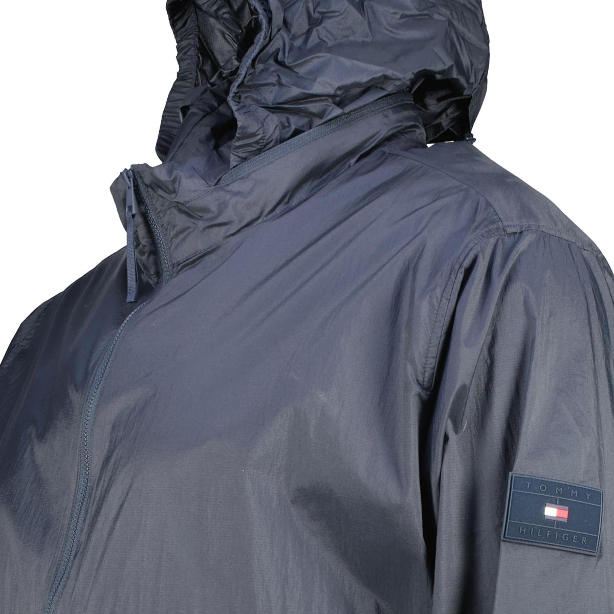 Tommy Hilfiger Leichte Jacke, wasserabweisend, packbar marine