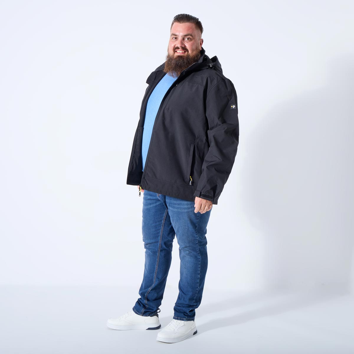 Pfundskerl Softshelljacke, atmungsaktiv, winddicht schwarz