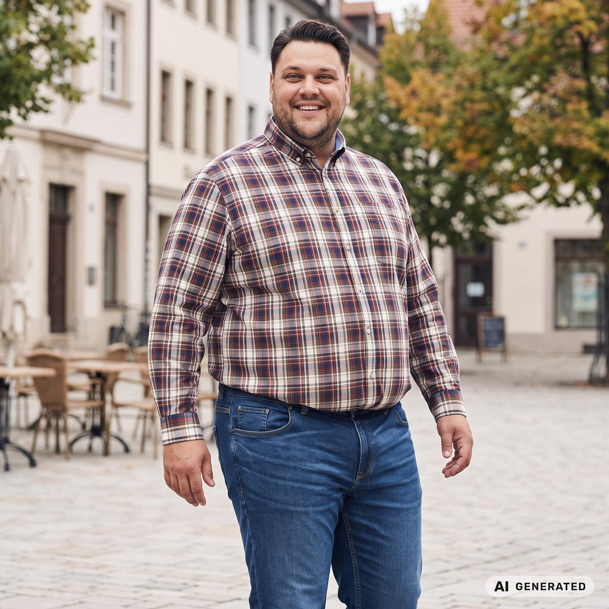 Pfundskerl Freizeithemd aus Baumwolle dunkelblau