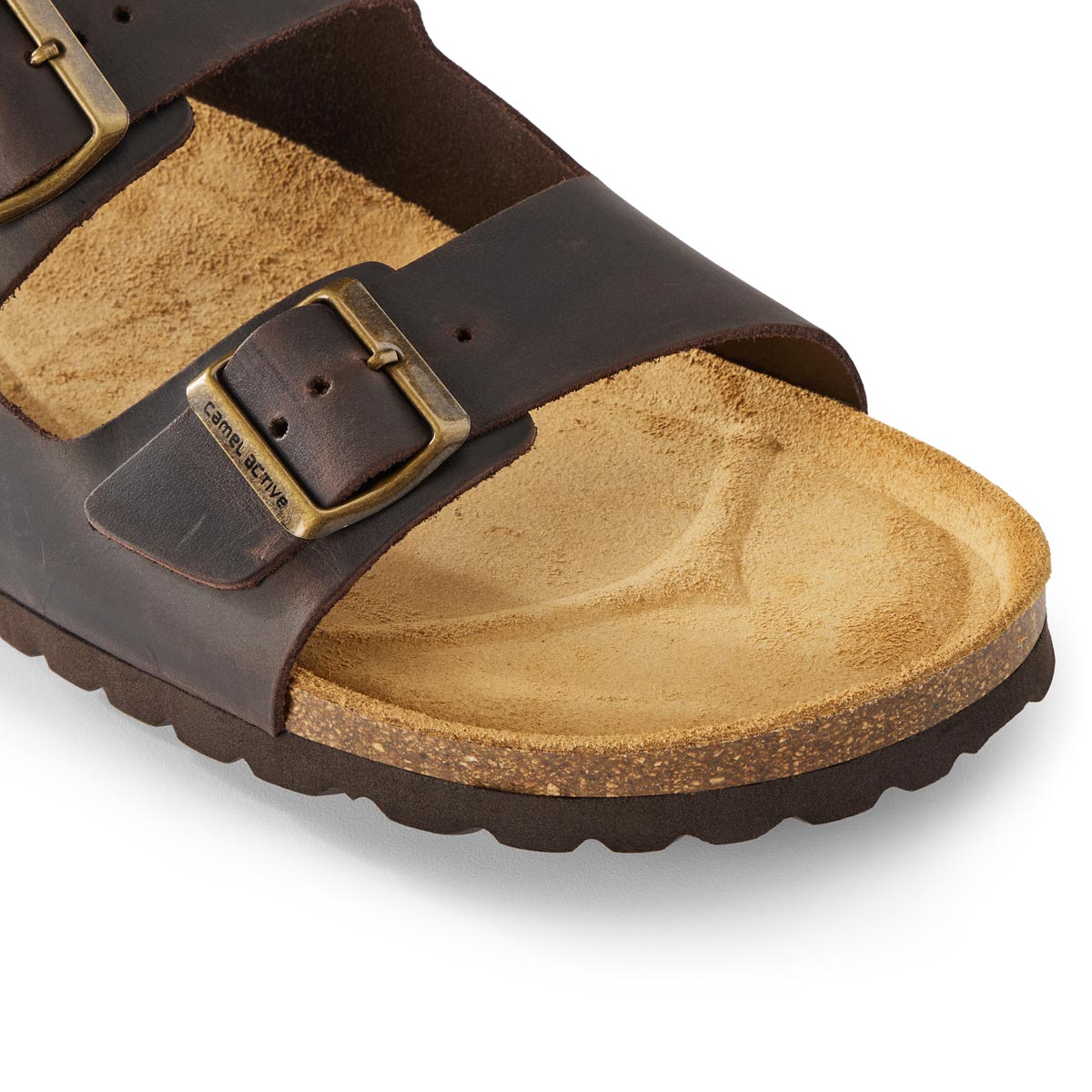 camel active Riemensandale aus Leder braun
