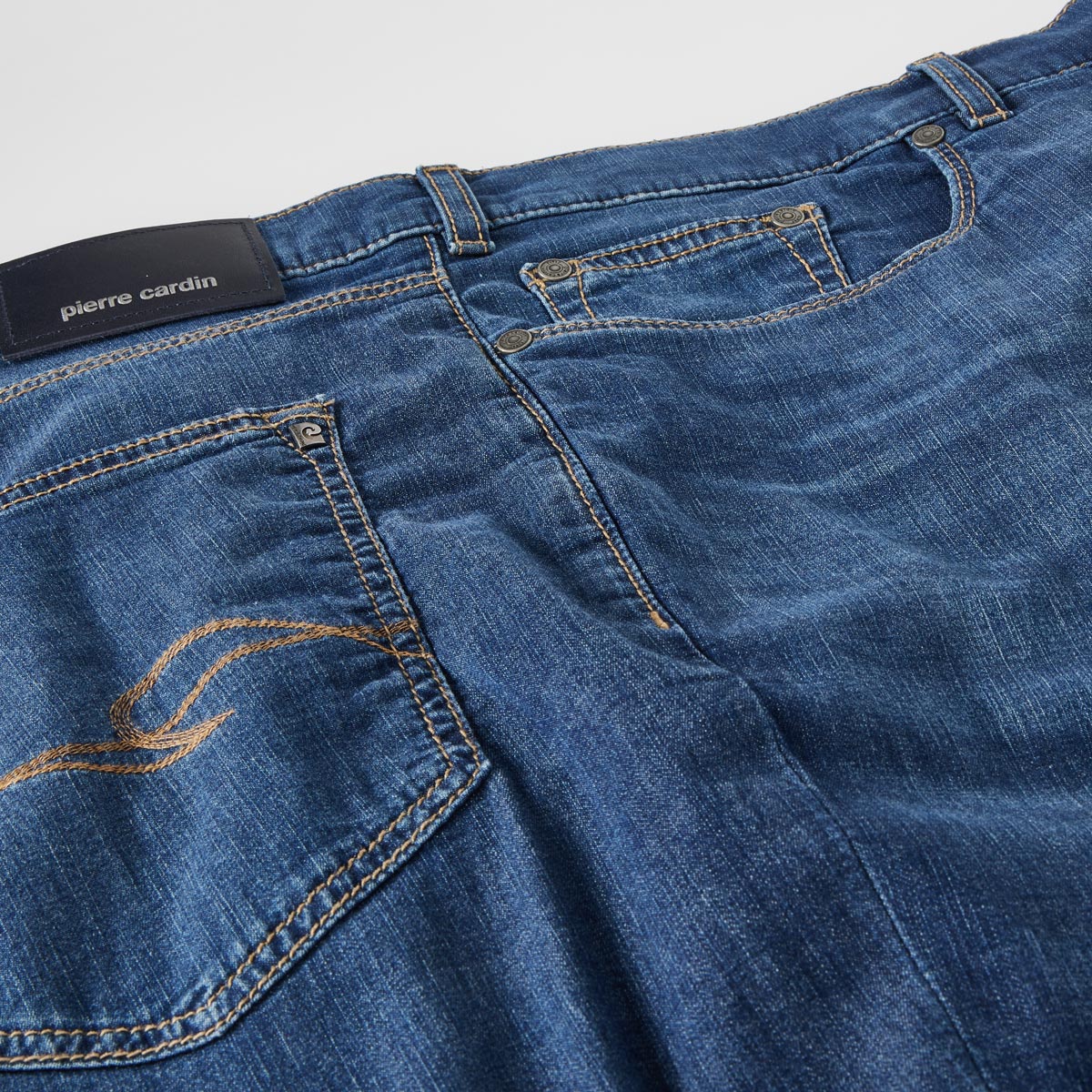 Pierre Cardin Stretch-Jeans, Regular Fit blau