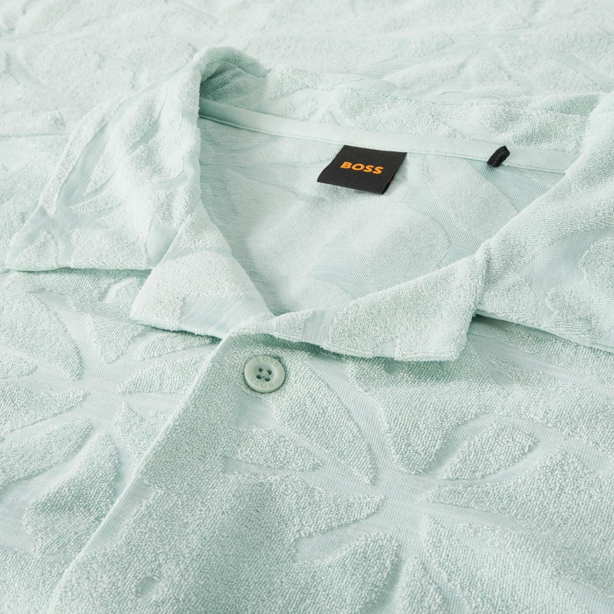 BOSS Freizeithemd aus Frottee mint