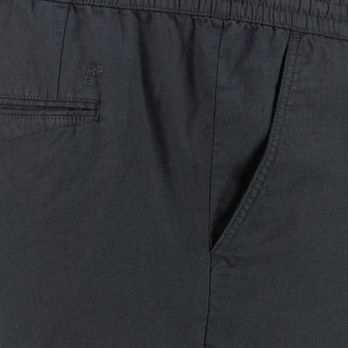 Redpoint Chino-Shorts mit Leinen schwarz