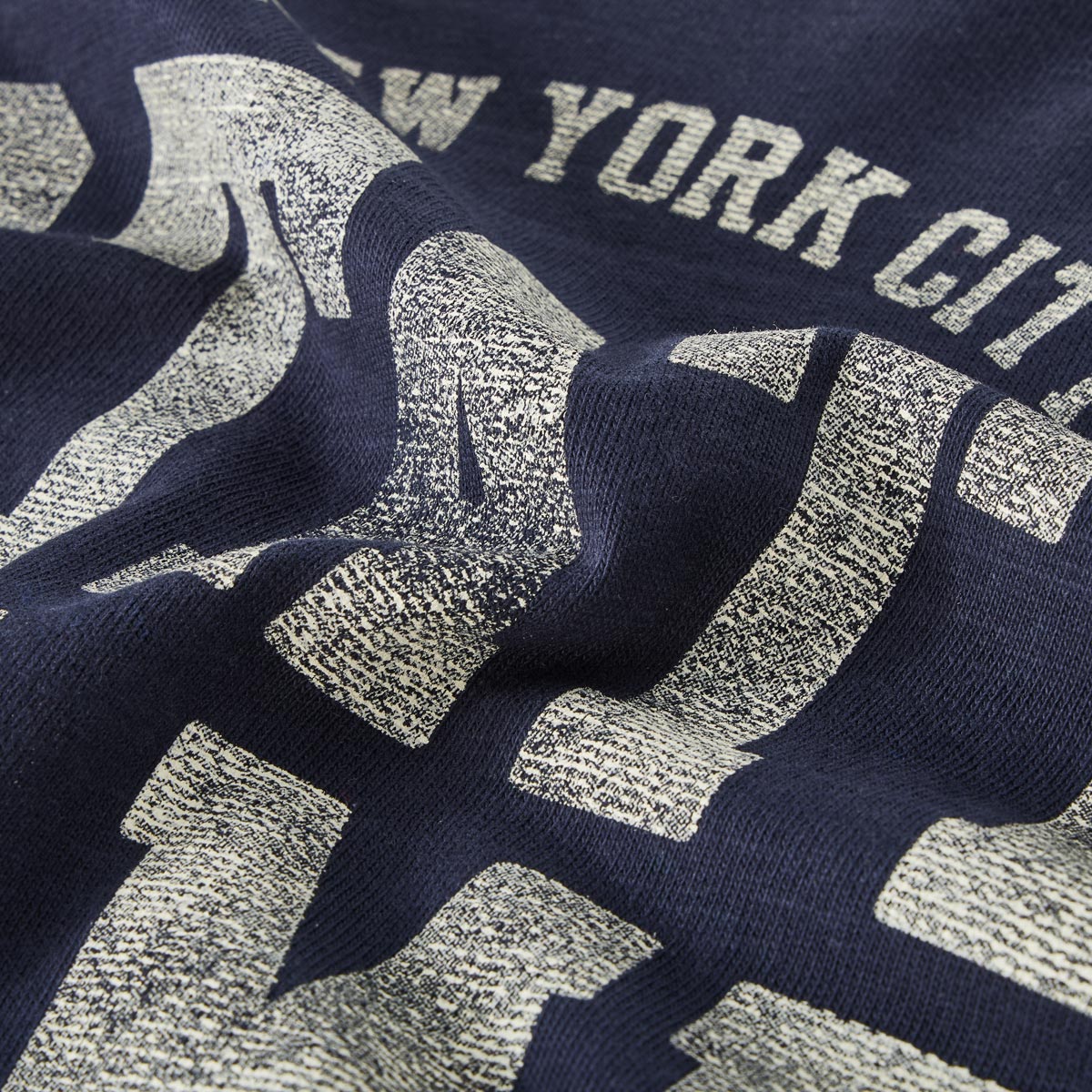 Jack&Jones T-Shirt mit Label-Print dunkelblau