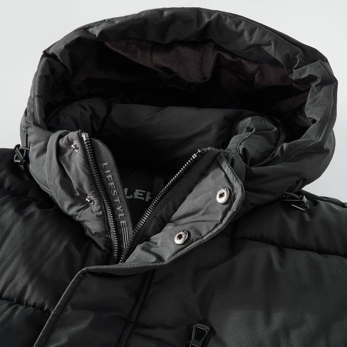 Lerros Wattierte Steppjacke, wind- und wasserabweisend schwarz