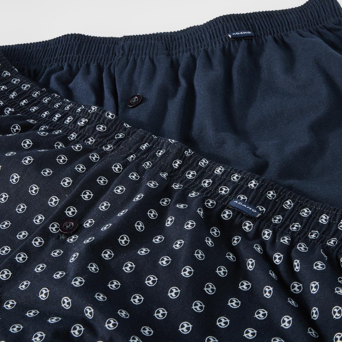 ADAMO Doppelpack Boxershorts dunkelblau