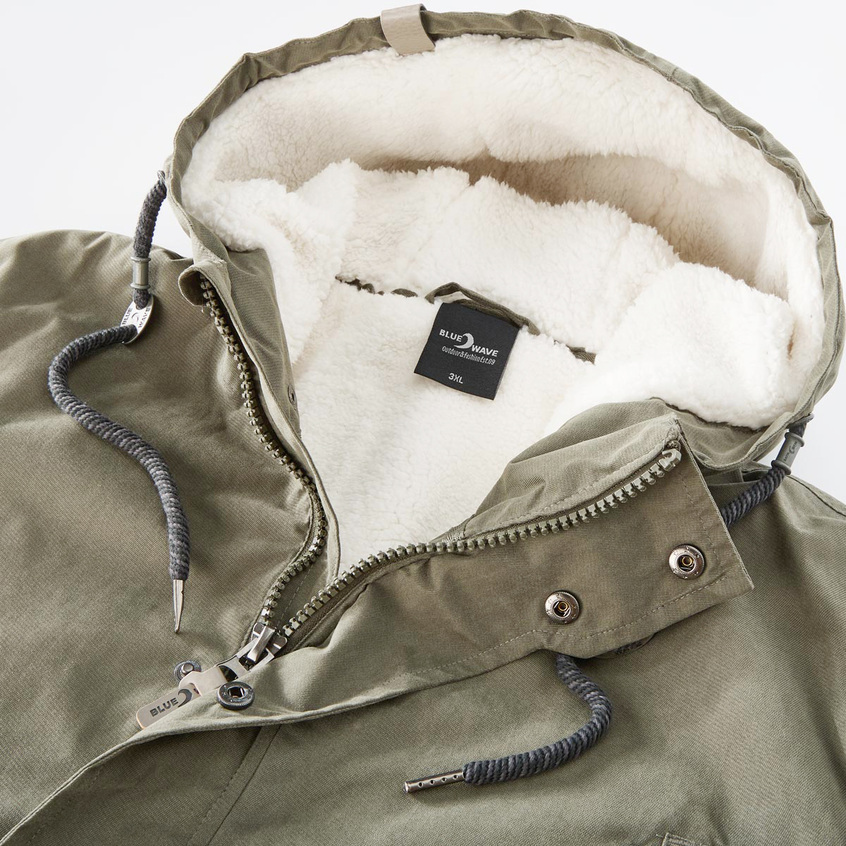 Blue Wave Funktionsparka, wind- und wasserdicht oliv