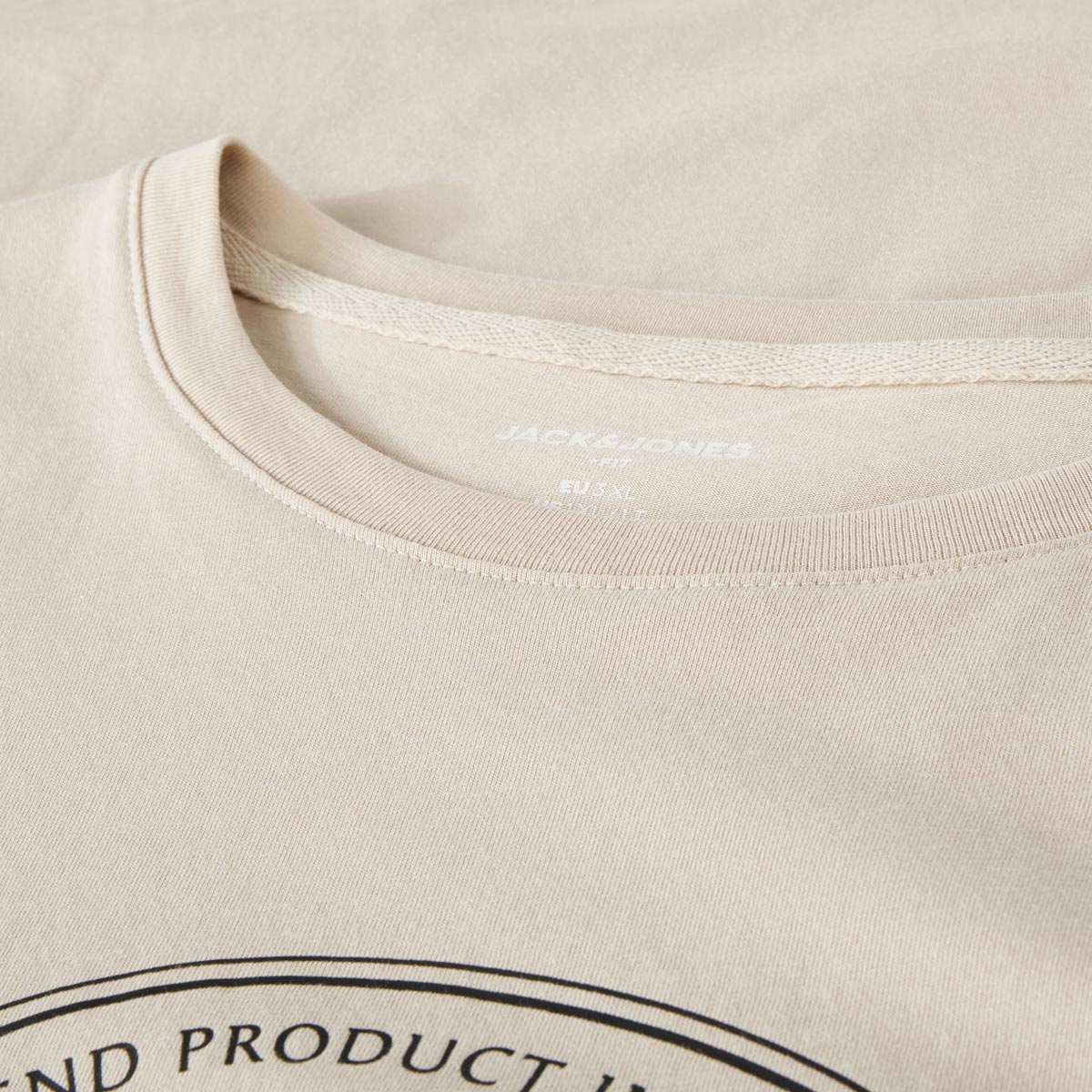 Jack&Jones T-Shirt mit Label-Print beige