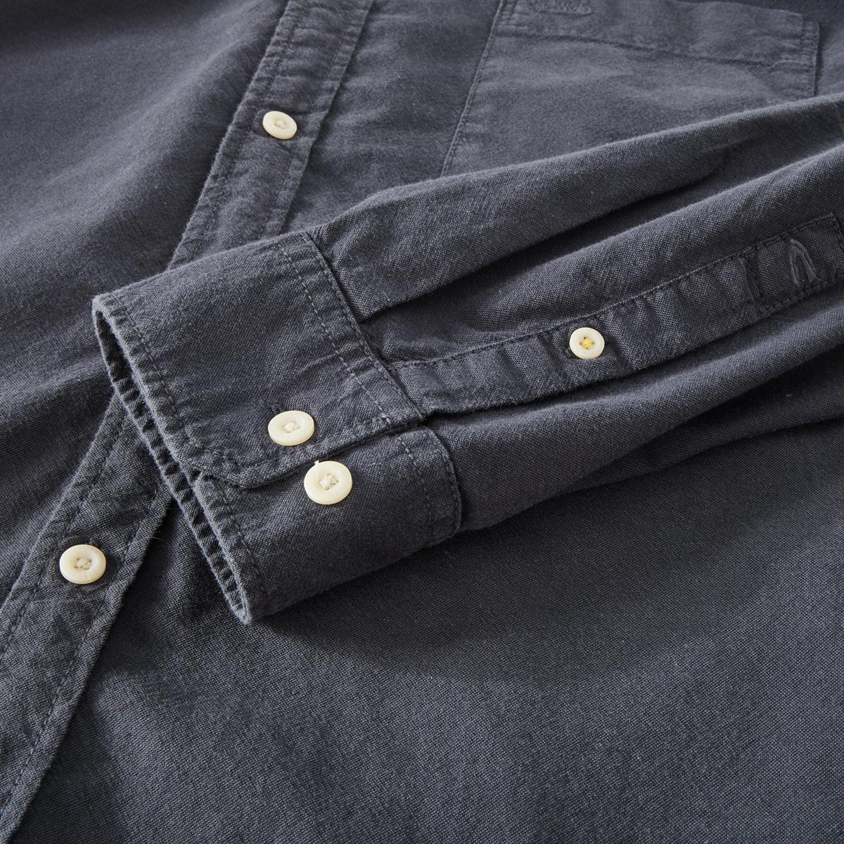 camel active Freizeithemd aus Baumwolle dunkelblau