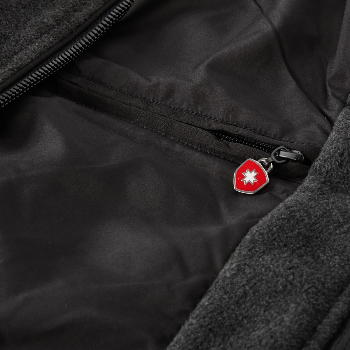 Wellensteyn Fleecejacke "Jet Jacket"  im Materialmix grau