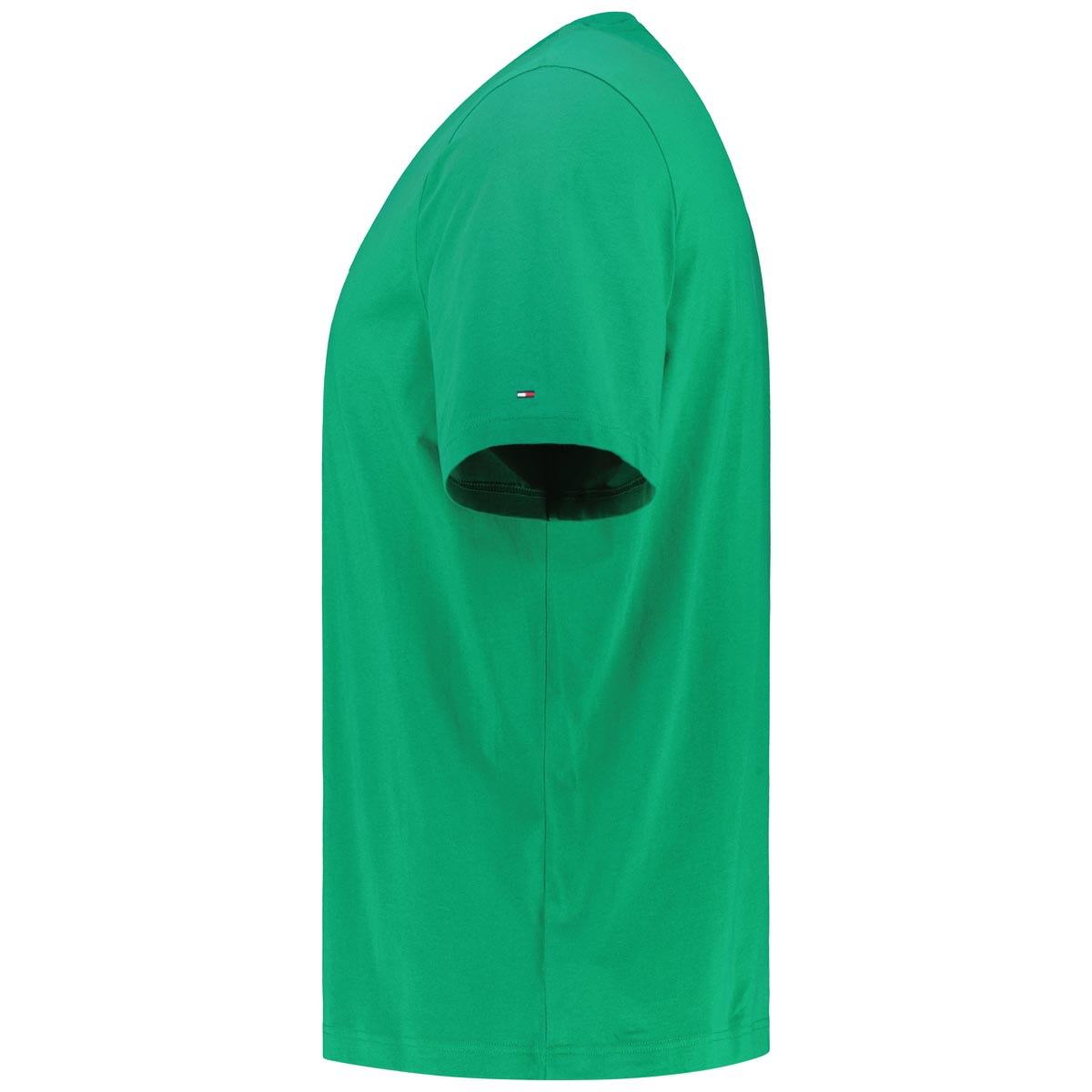 Tommy Hilfiger T-Shirt mit Label-Print Farbe grün Größe: 4XL günstig online kaufen