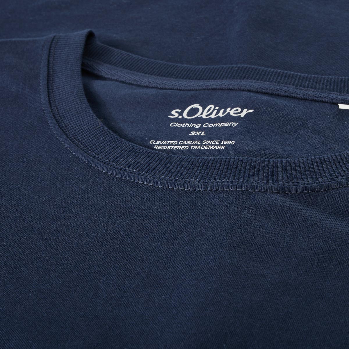 s.Oliver T-Shirt mit Elasthan Farbe dunkelblau Größe: 3XL günstig online kaufen