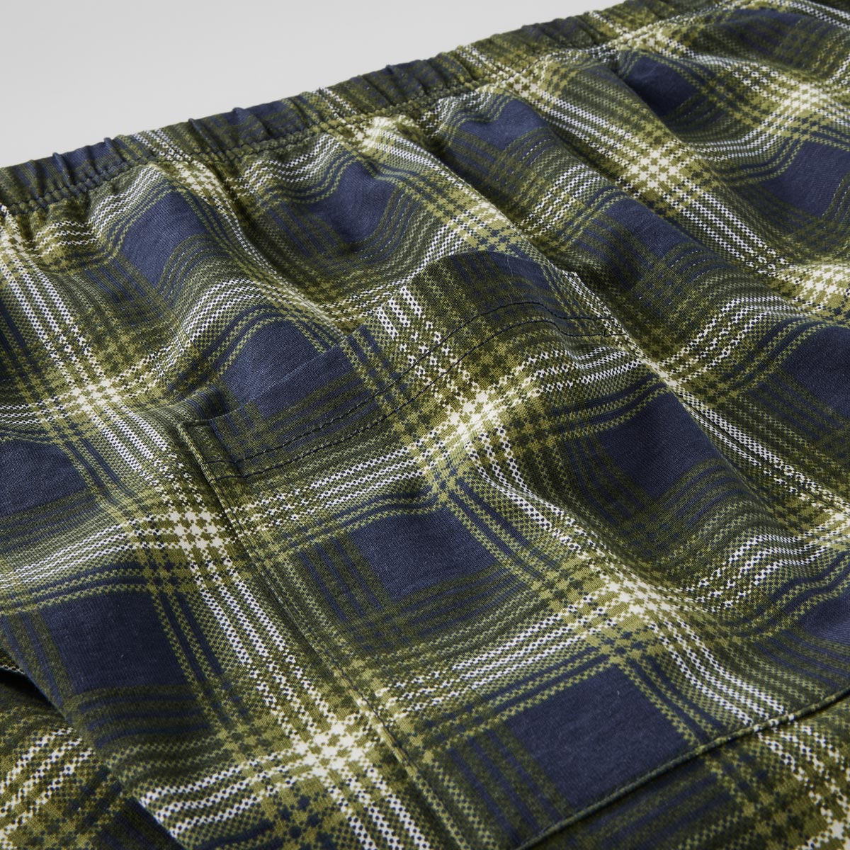 Ceceba Kurzer Schlafanzug mit Serafinokragen grün