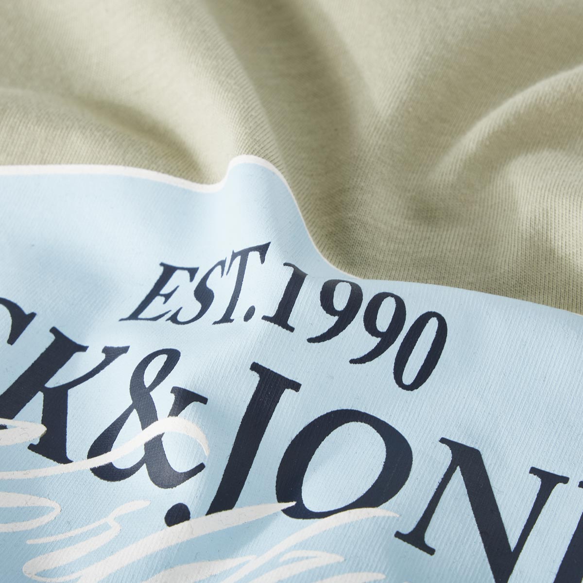 Jack&Jones T-Shirt mit Label-Print oliv