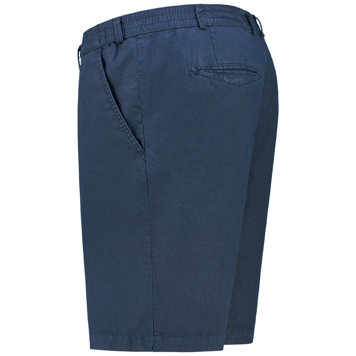 Redpoint Chino-Shorts mit Leinen "Whitby", Regular Fit dunkelblau