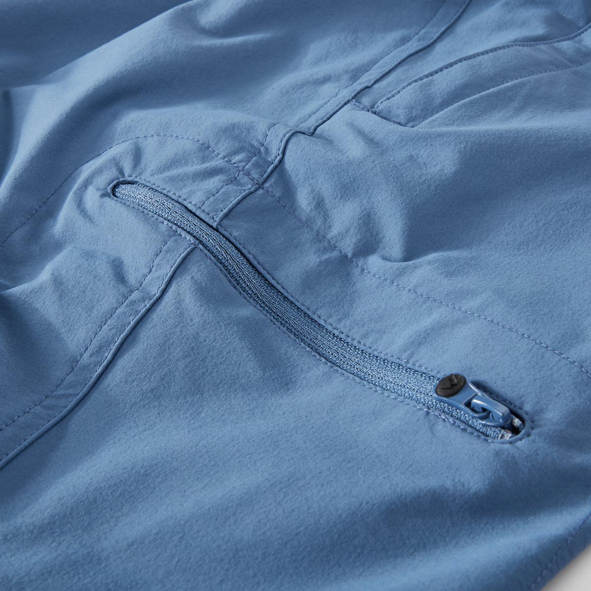 Maier Sports Trekkinghose mit Stretch und abtrennbarem Hosenbein blau