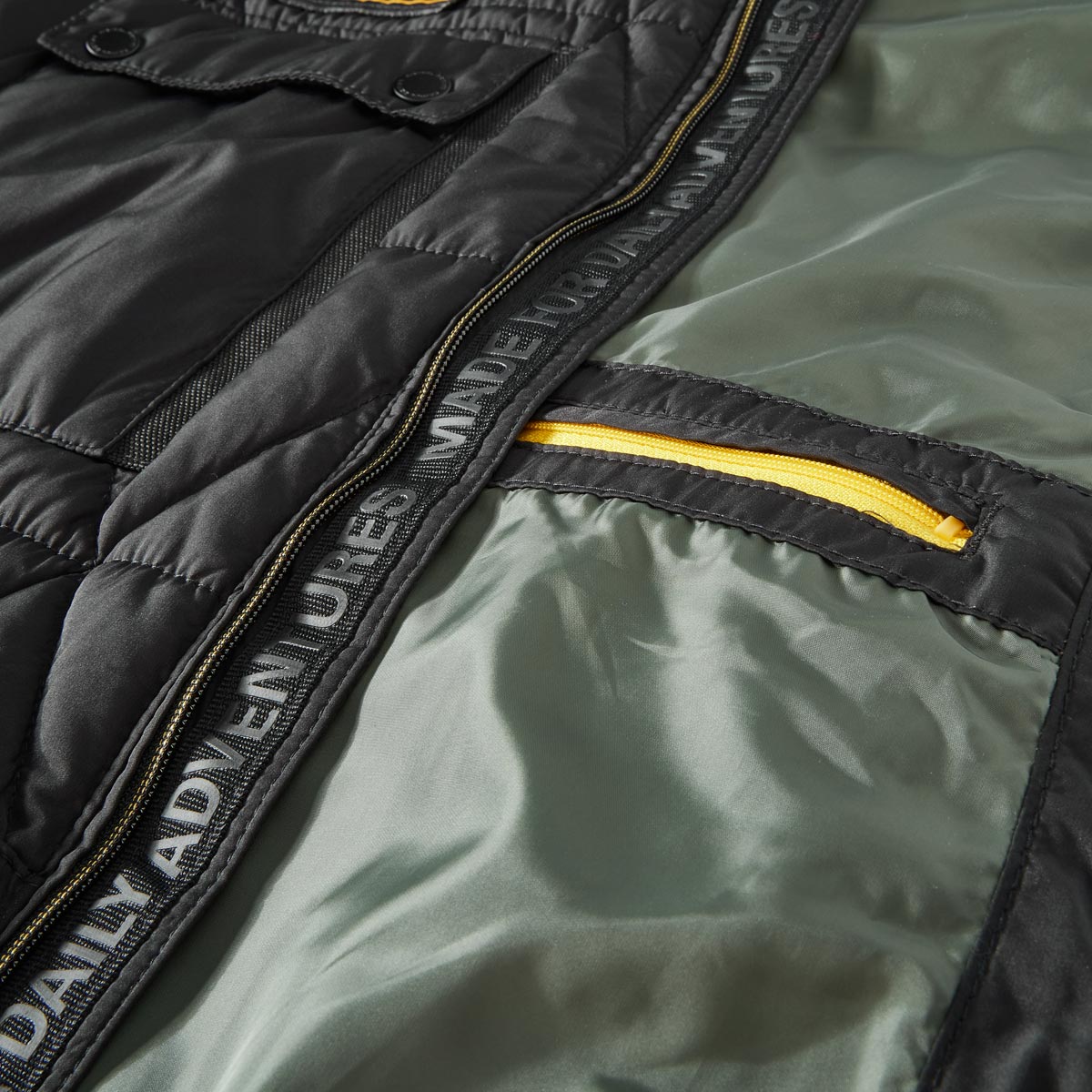 camel active Steppjacke, wasserabweisend und winddicht anthrazit