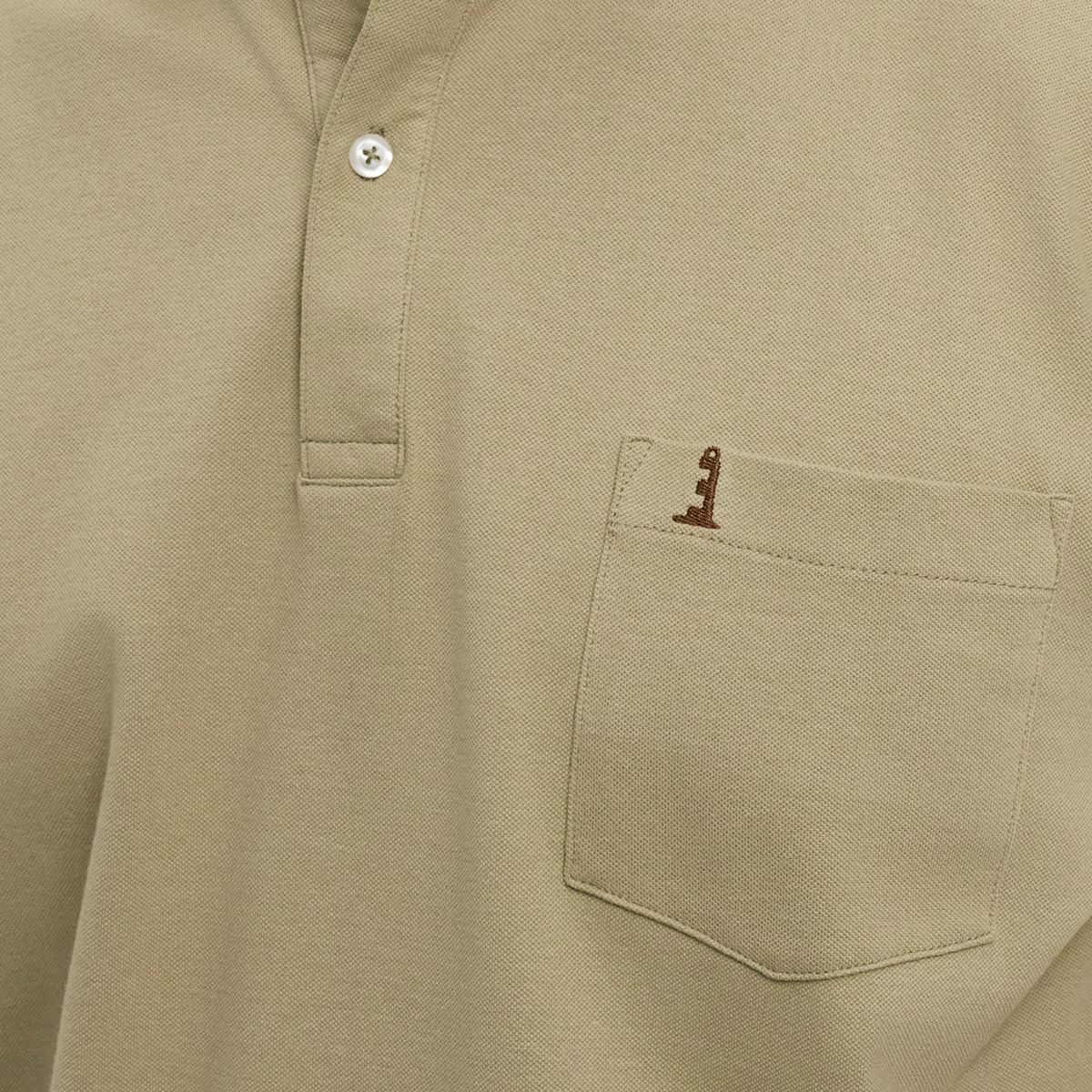 North Poloshirt mit Stretch braun