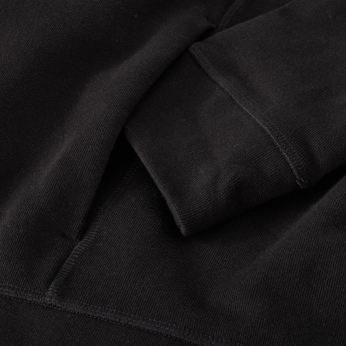 BOSS Sweatjacke aus Baumwolle schwarz