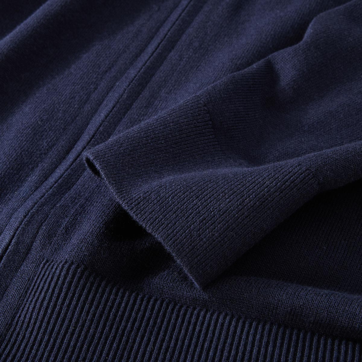 Tommy Hilfiger Feinstrickjacke mit Kaschmir marine