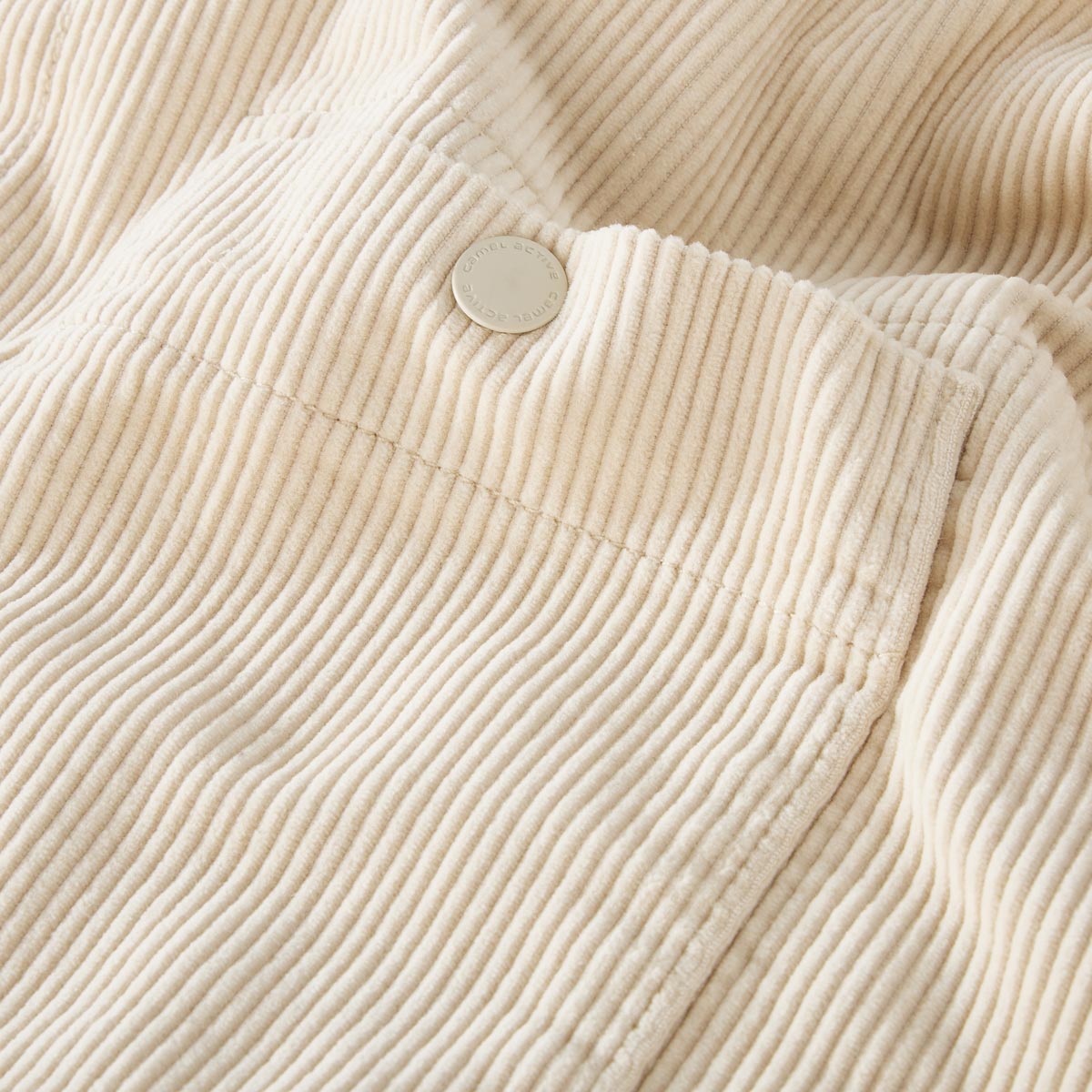 camel active Overshirt aus Cord beige