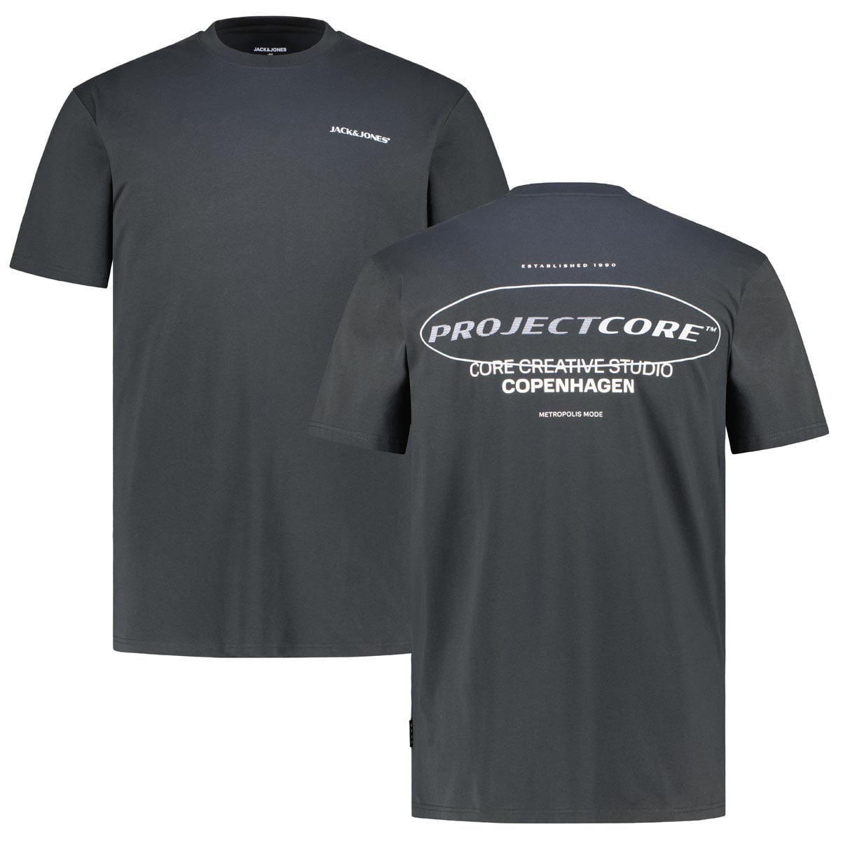 T-Shirt mit Print auf Vorder-und Rückseite T-Shirt mit Print auf Vorder-und Rückseite