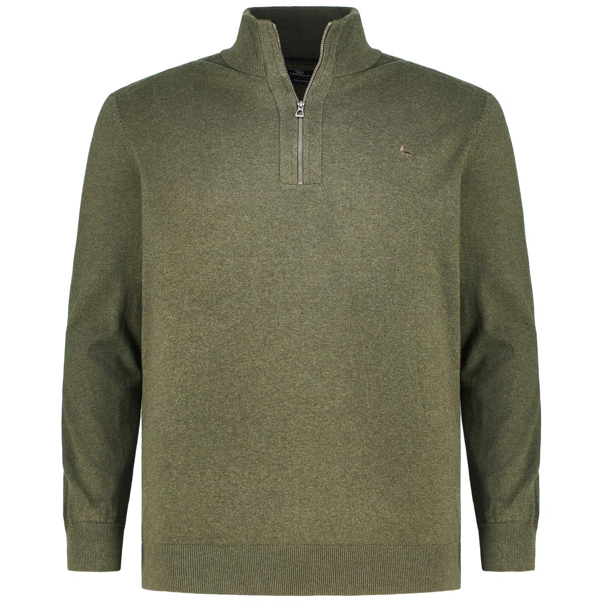 Lerros Pullover aus Baumwolle Farbe khaki Größe: 4XL günstig online kaufen
