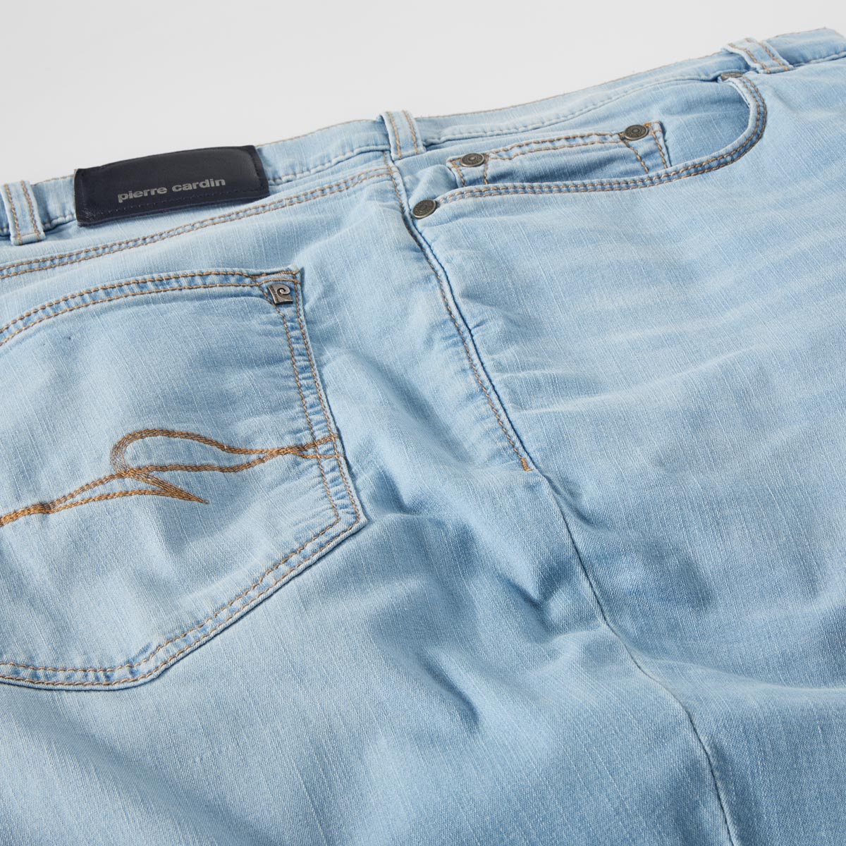 Pierre Cardin Stretch-Jeans, Regular Fit hellblau