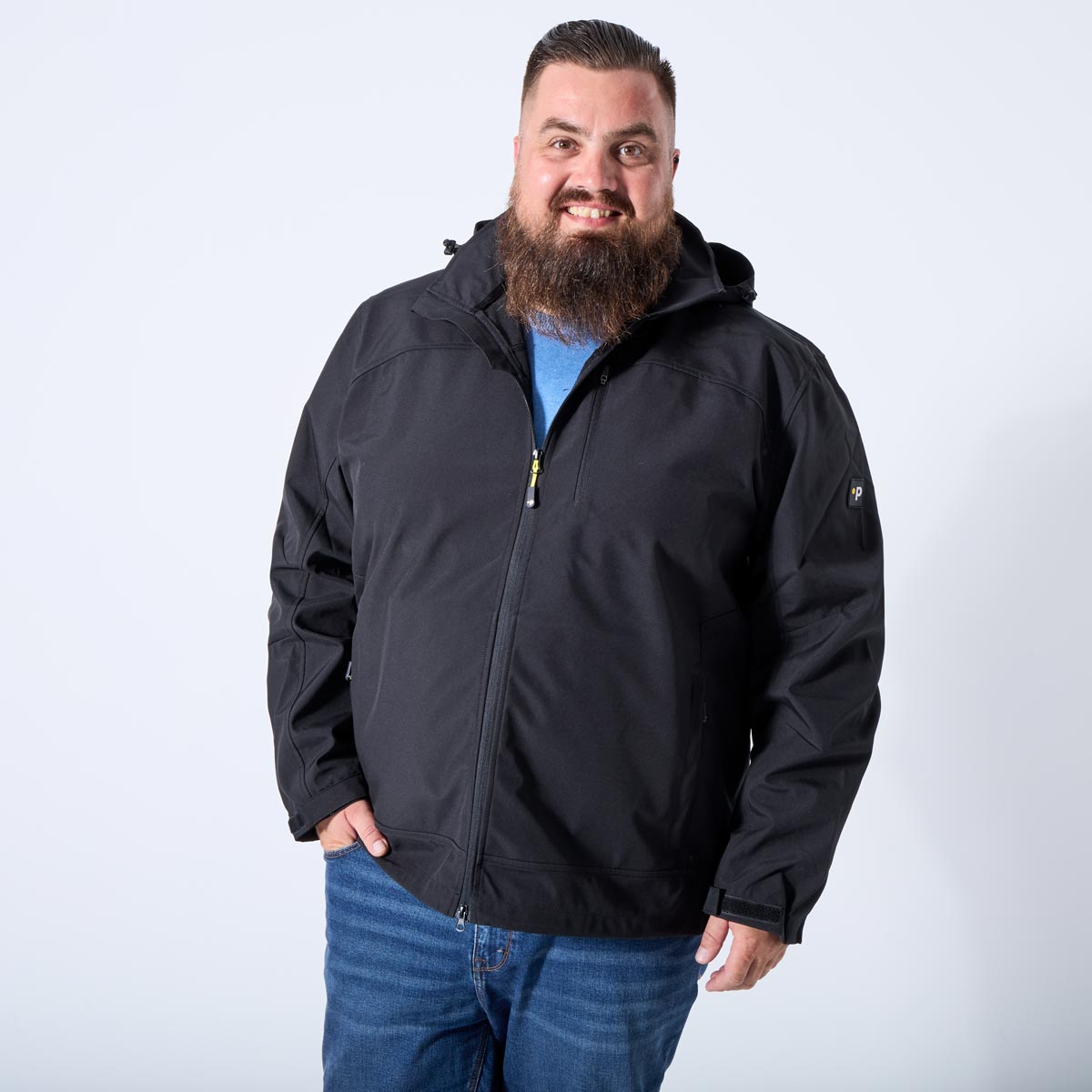 Pfundskerl Softshelljacke, atmungsaktiv, winddicht schwarz