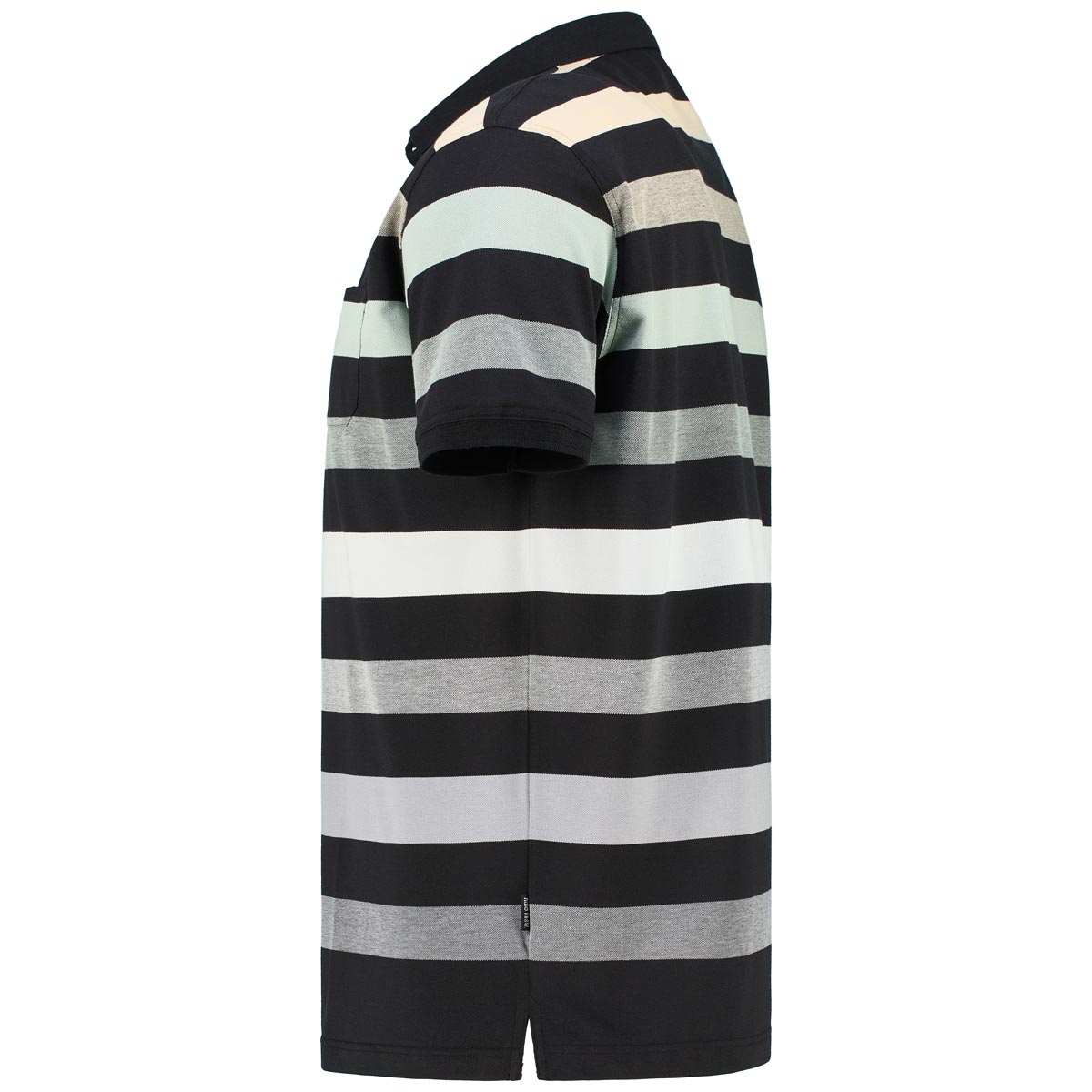 Hajo Poloshirt mit Elasthan schwarz