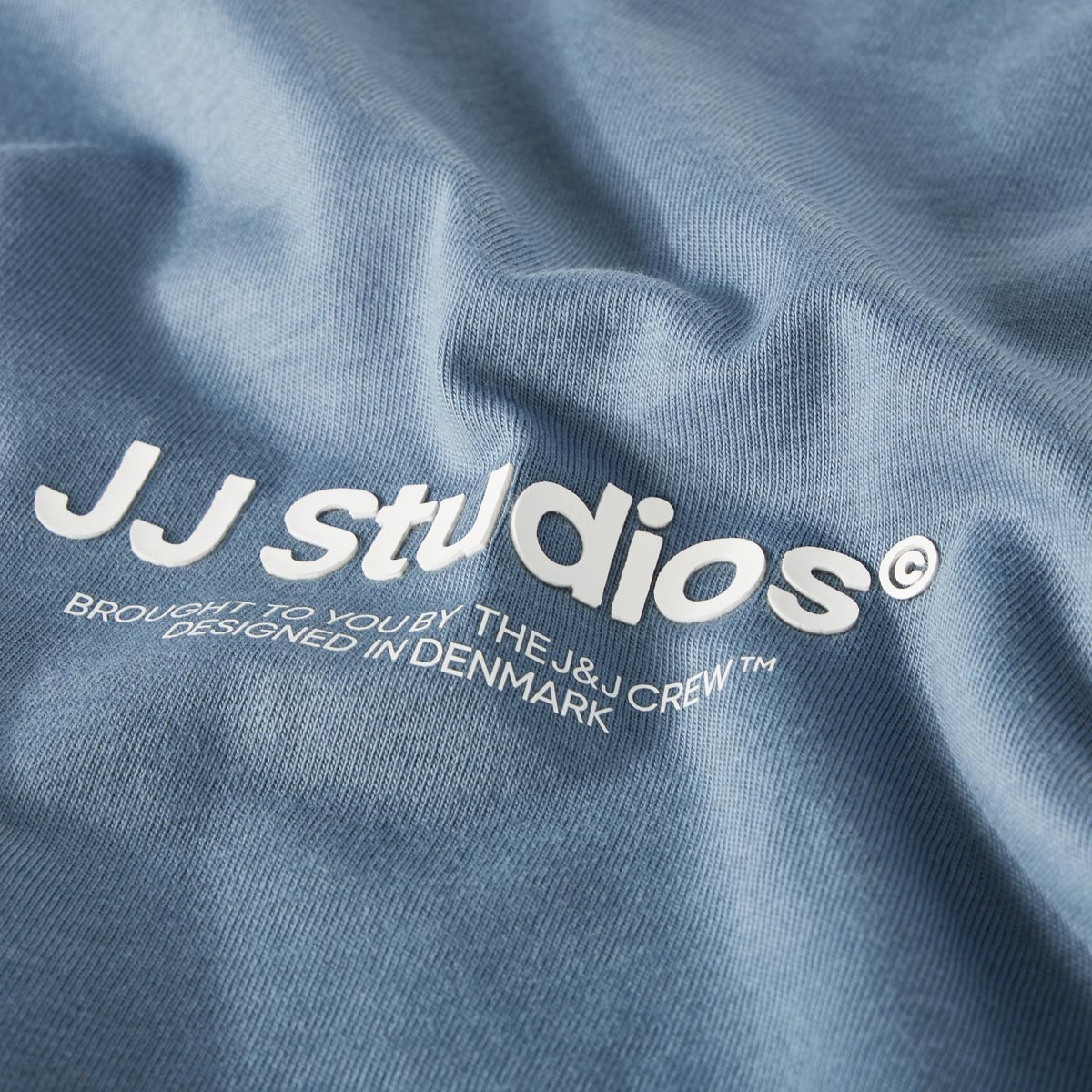 Jack&Jones T-Shirt aus Biobaumwolle jeansblau