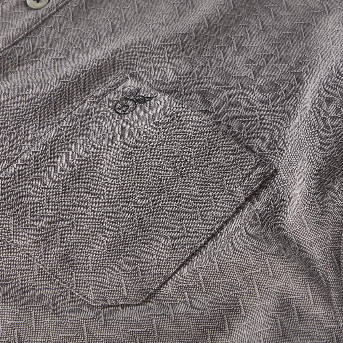 Hajo Langarm-Poloshirt mit Soft Knit schwarz