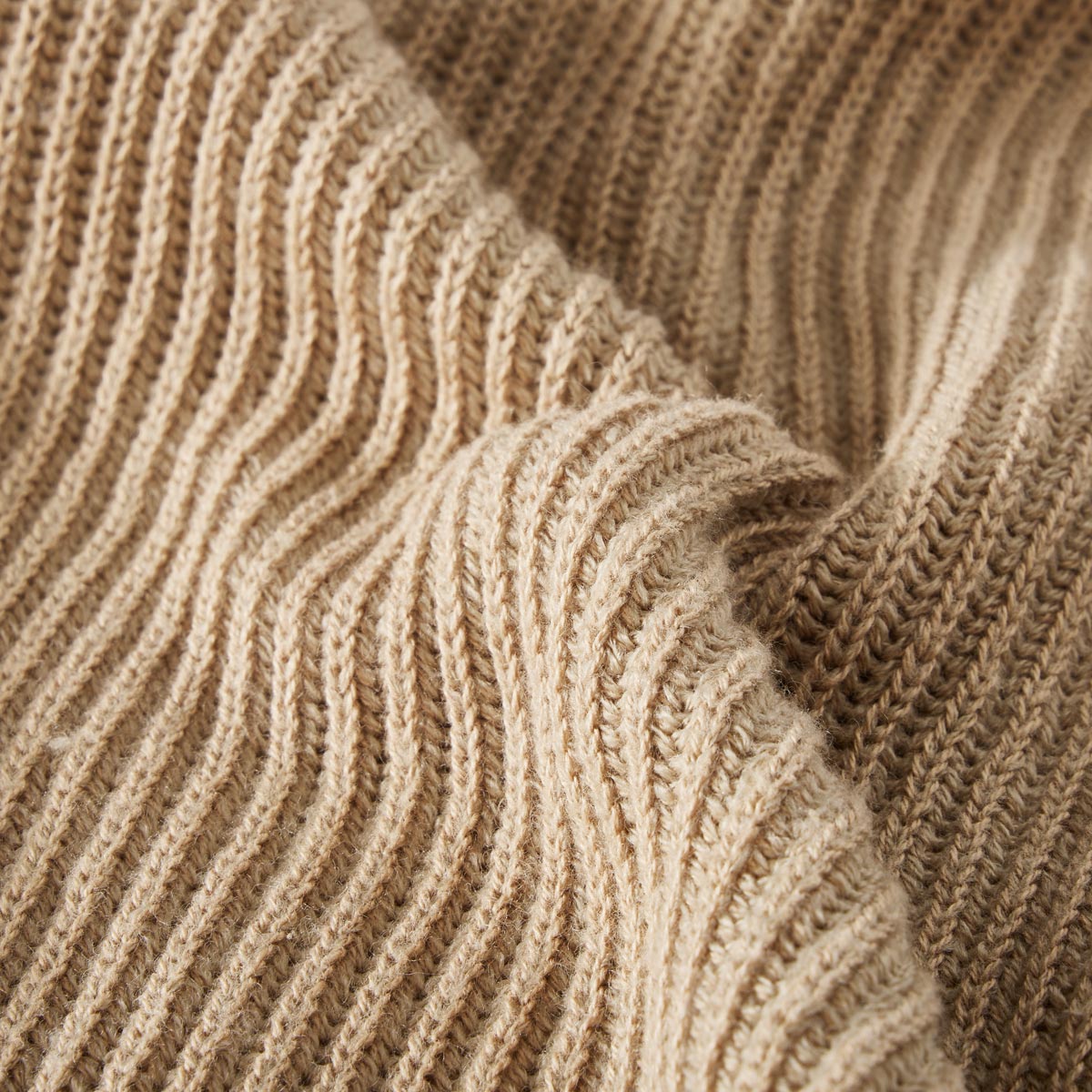 Jack&Jones Strickpullover aus Baumwollmischung beige