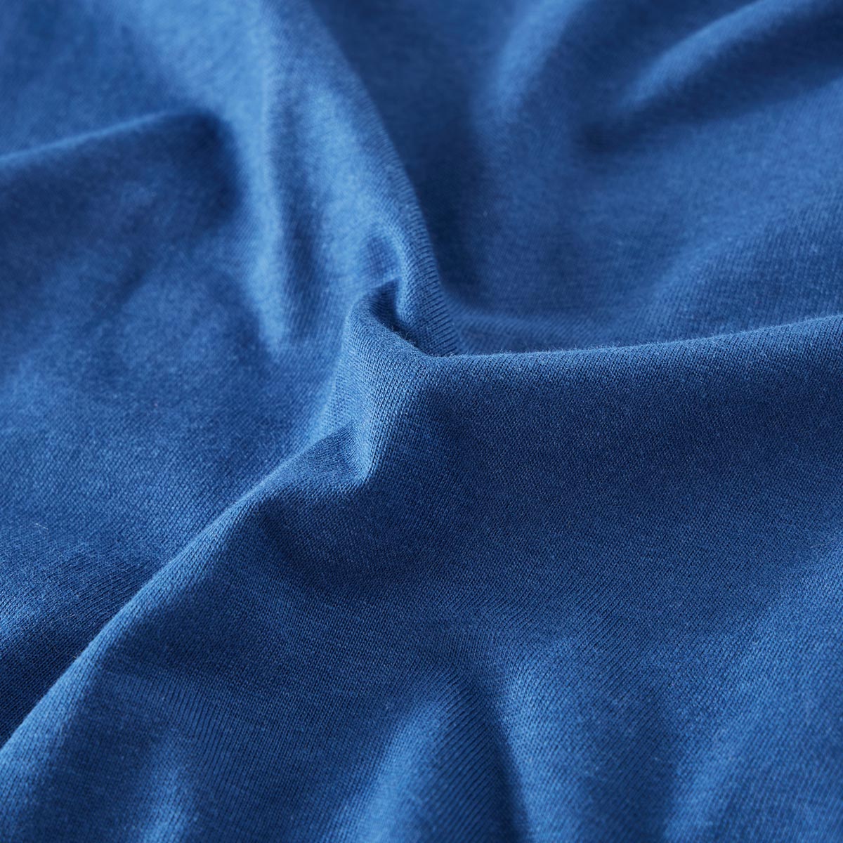North T-Shirt mit Label-Stickerei royalblau