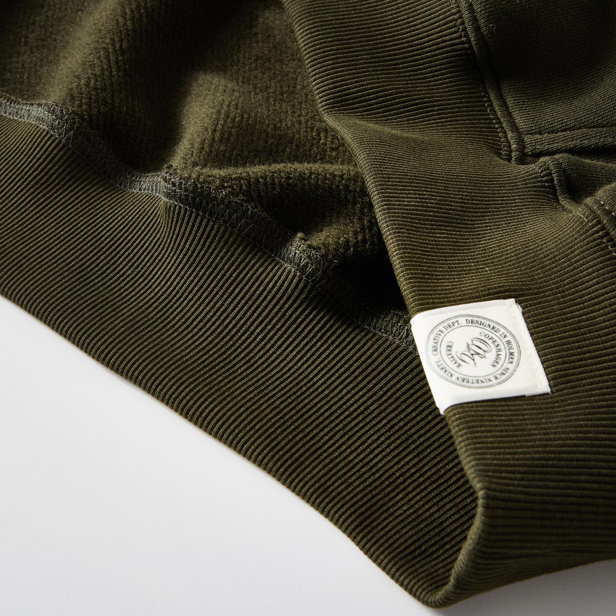 Jack&Jones Hoodie aus Baumwoll-Jersey oliv