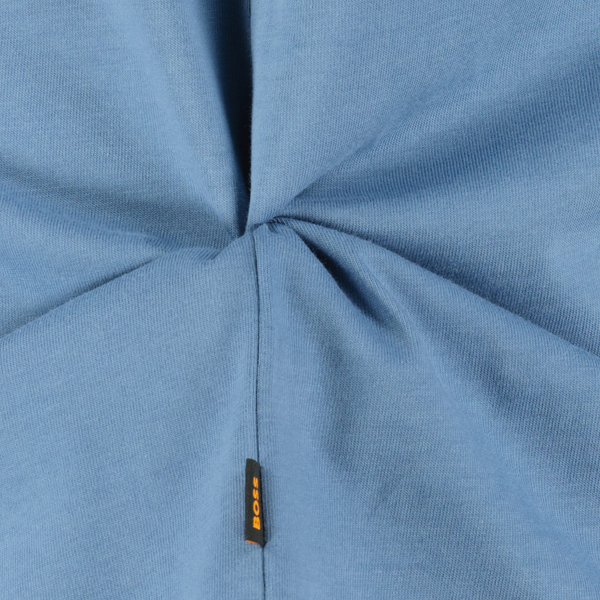 BOSS T-Shirt mit Label-Print graublau