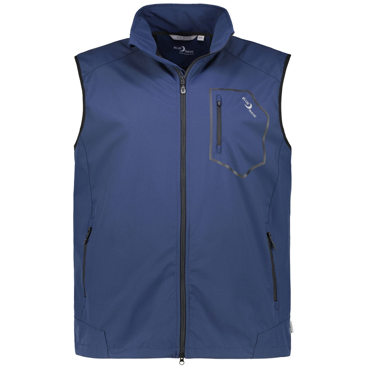 Blue Wave Softshellweste, wind- und wasserabweisend marine Blue Wave Softshellweste, wind- und wasserabweisend marine