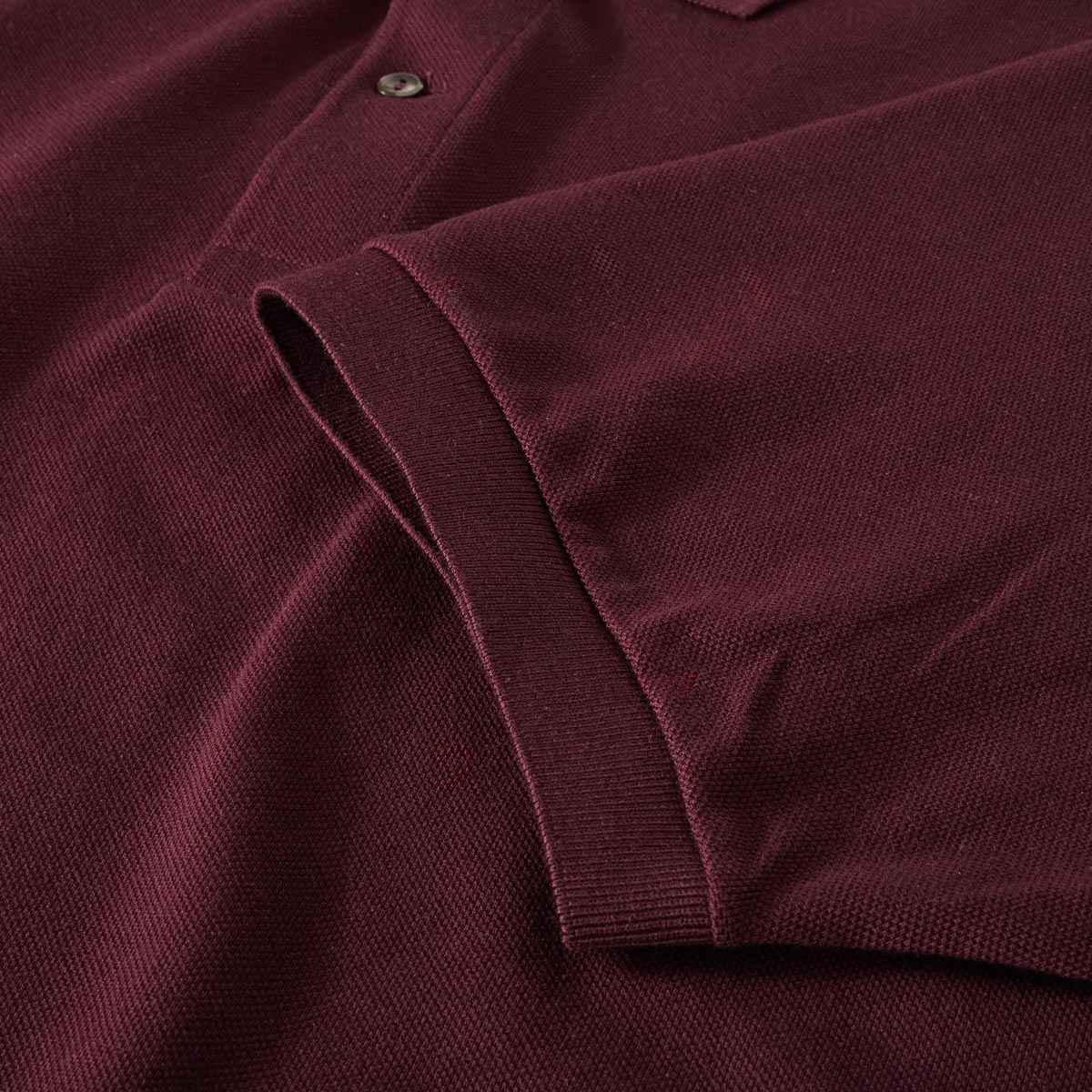 LACOSTE Poloshirt aus Baumwoll-Piqué dunkelrot