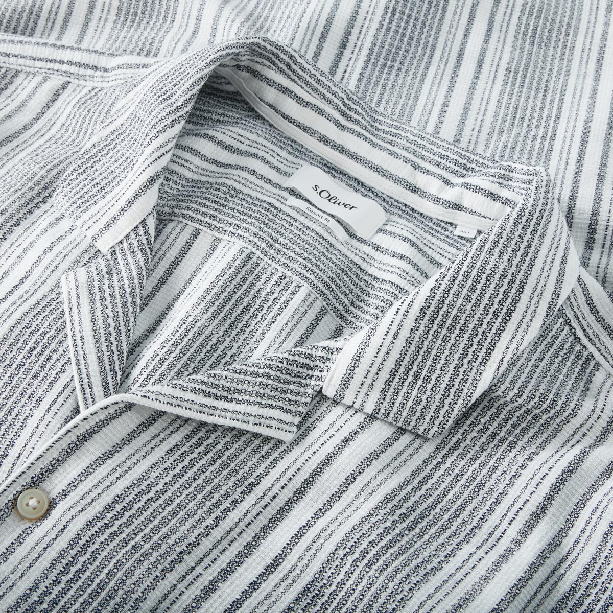 s.Oliver Freizeithemd mit Streifen blau