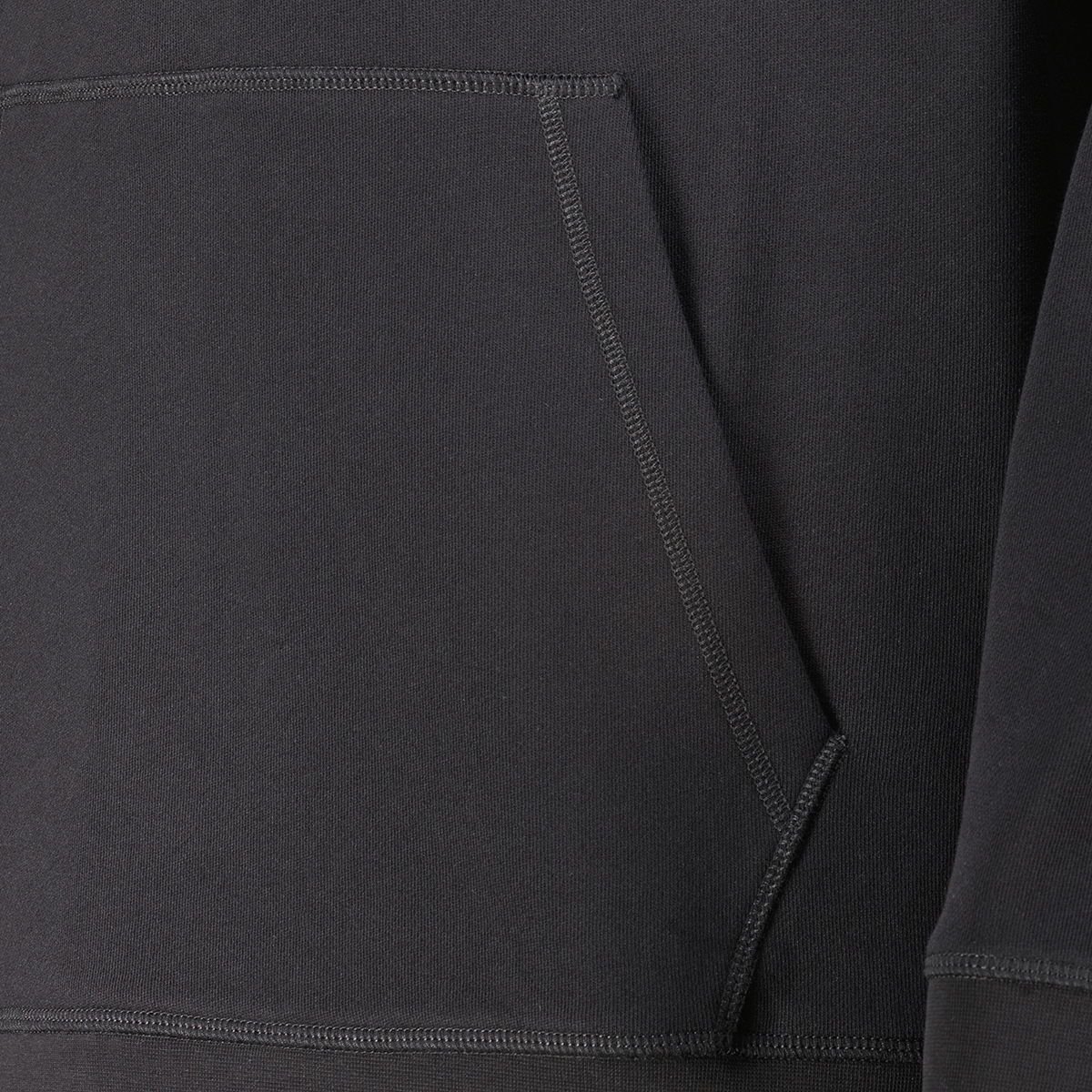 BOSS Hoodie aus Biobaumwolle schwarz