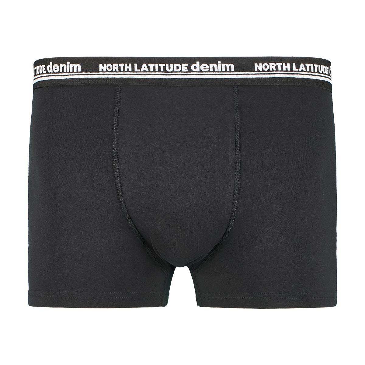 North 3er-Pack Pants mit Elasthan braun