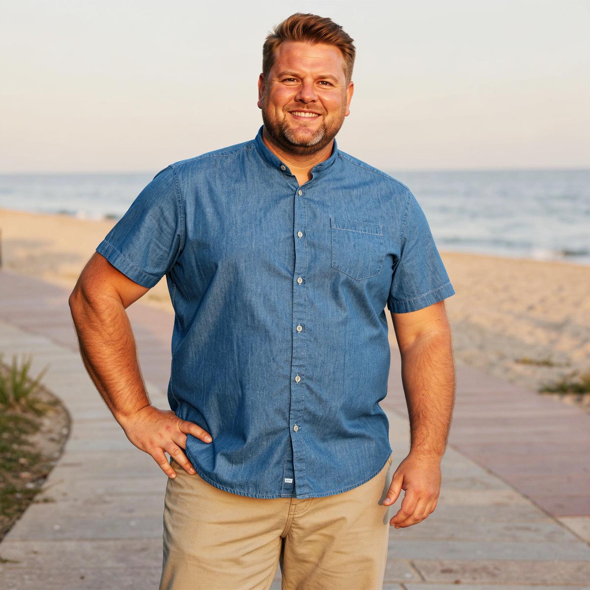 Pfundskerl Jeanshemd, leicht jeansblau