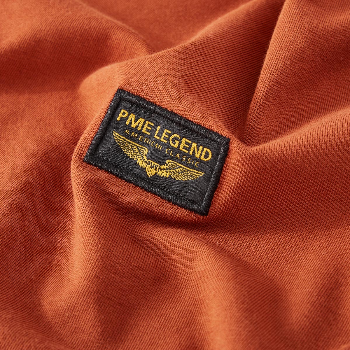 PME LEGEND T-Shirt mit Elasthan rost